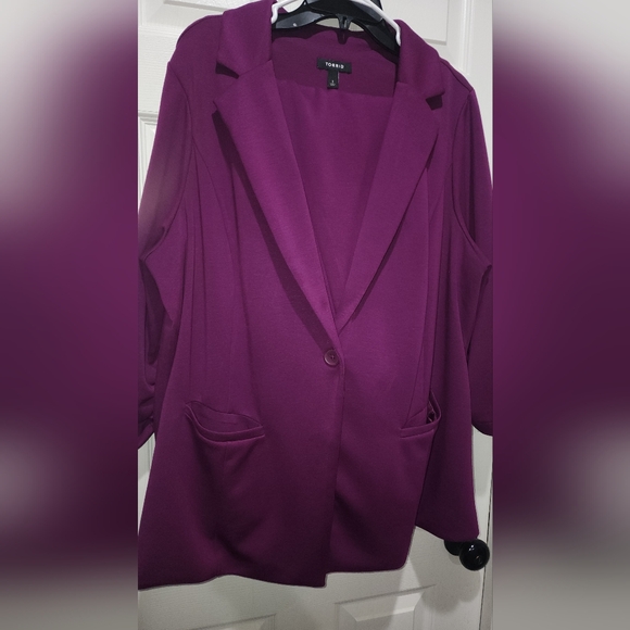 TORRID Women's Purple Pant Suit - Picture 2 of 6